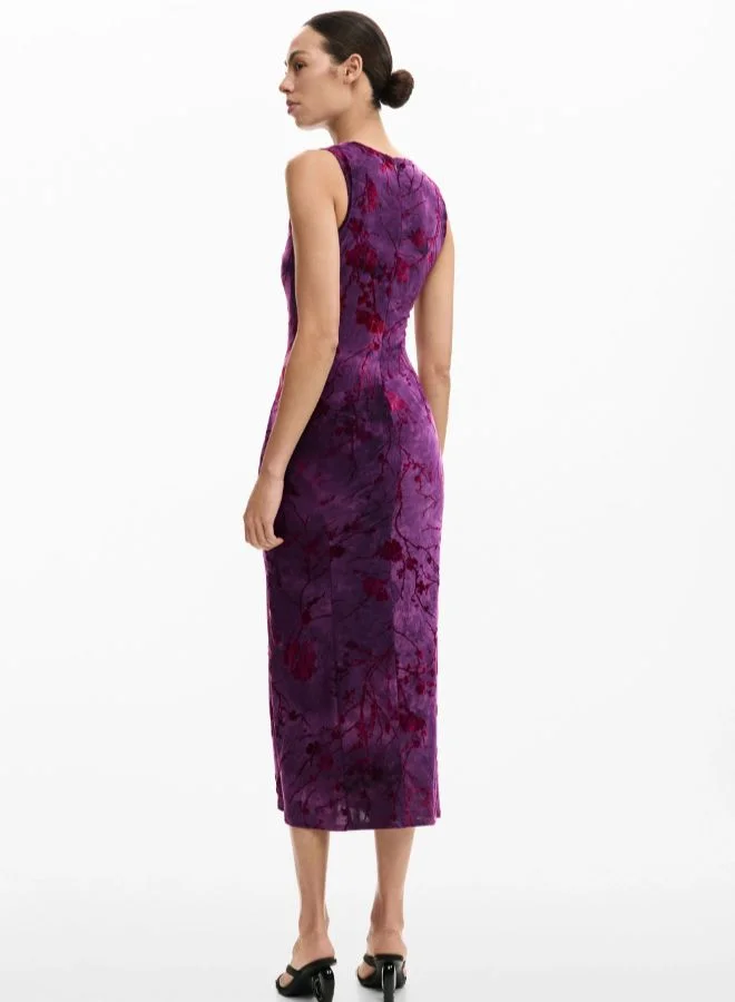 DESIGUAL Oriental Midi Dress